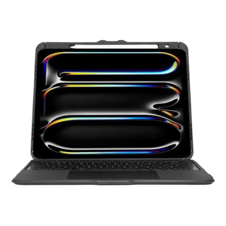 Clavier et étui (boîtier de clavier) - avec trackpad - rétroéclairé - sans fil - Bluetooth 5.0 - QWER... (THZ989ES)_1