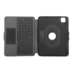 Clavier et étui - avec trackpad - rétroéclairé - sans fil - Bluetooth 5.0 - QWERTZ - Allemand - noir (THZ967DE)_1