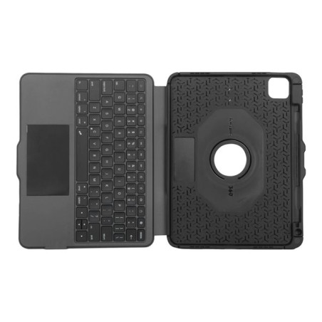 Clavier et étui - avec trackpad - rétroéclairé - sans fil - Bluetooth 5.0 - QWERTZ - Allemand - noir (THZ967DE)_1