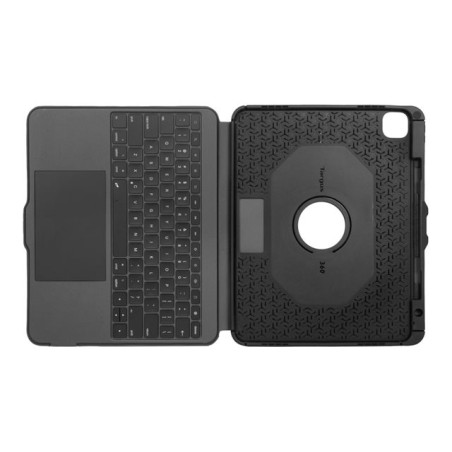 Clavier et étui - avec trackpad - rétroéclairé - sans fil - Bluetooth 5.0 - QWERTY - Nordique - noir (THZ989NO)_1