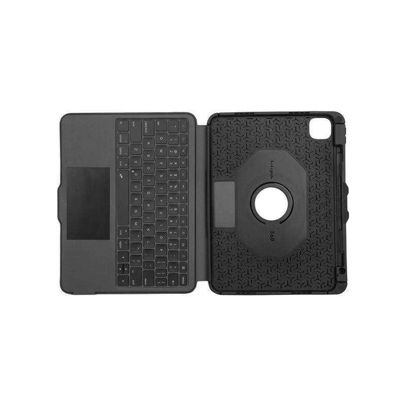 Clavier et étui - avec trackpad - rétroéclairé - sans fil - Bluetooth 5.0 - QWERTY - R.-U. - noir (THZ988UK)_1