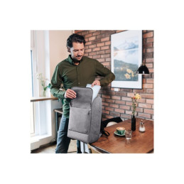 Sac à dos pour ordinateur portable - 13" - 15.6" - gris clair (D31876-RPET)_5