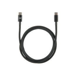 Câble USB - USB-C (M) pour USB-C (M) - USB 2.0 - 1 m - jusqu'à 100 W de puissance de chargement - noir (001389)_1